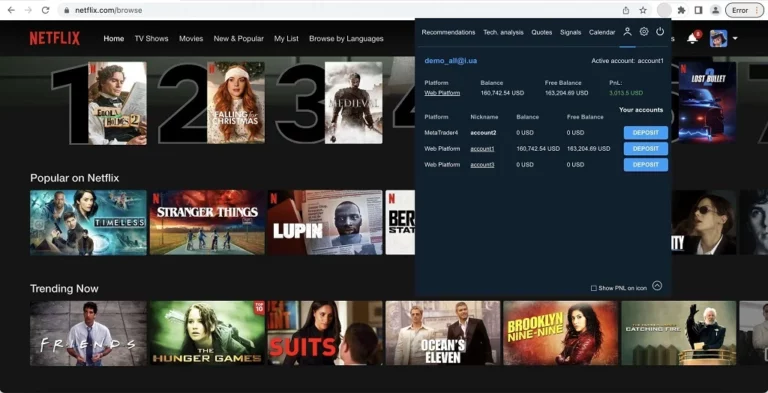 Chrome extension from XCritical — fast and convenient trading